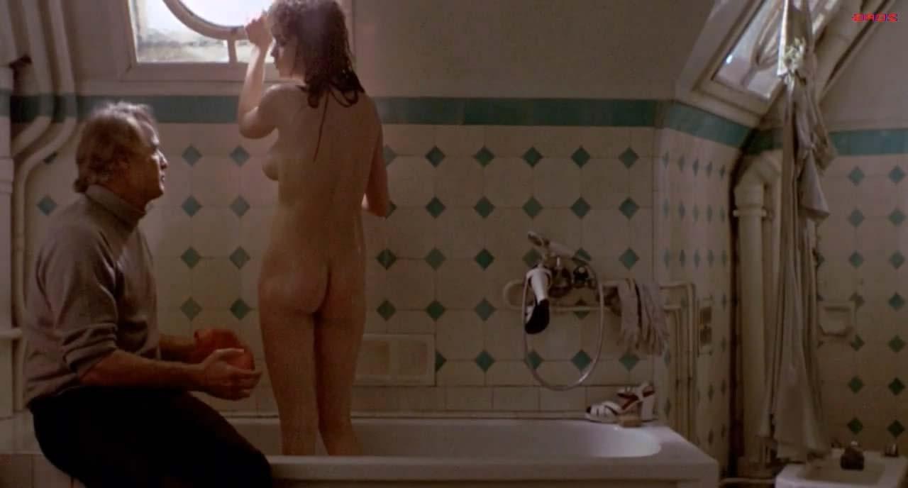 10P Maria Schneider showing her nice big tits and hairy pussy and fucking hard in mo