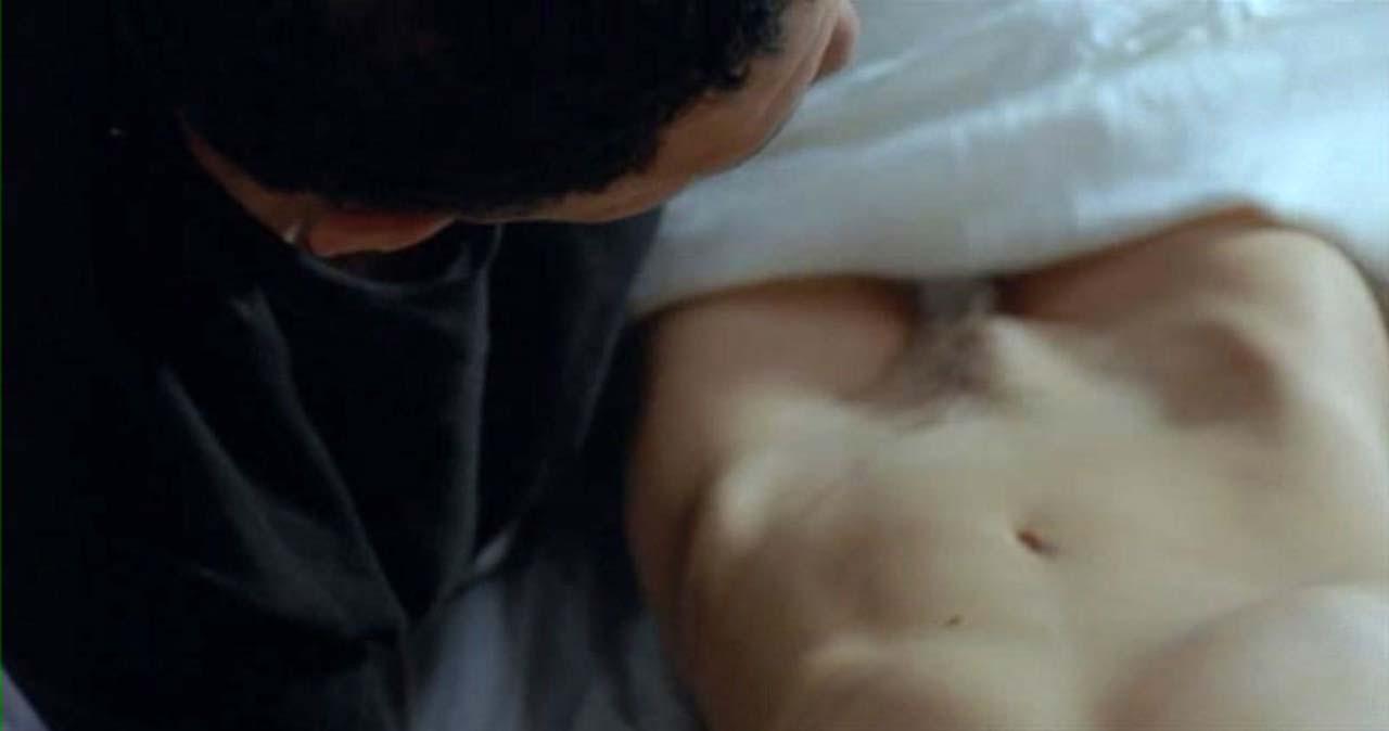 10P Marina Fois exposing her nice big boobs and hairy pussy and fucking hard in movi