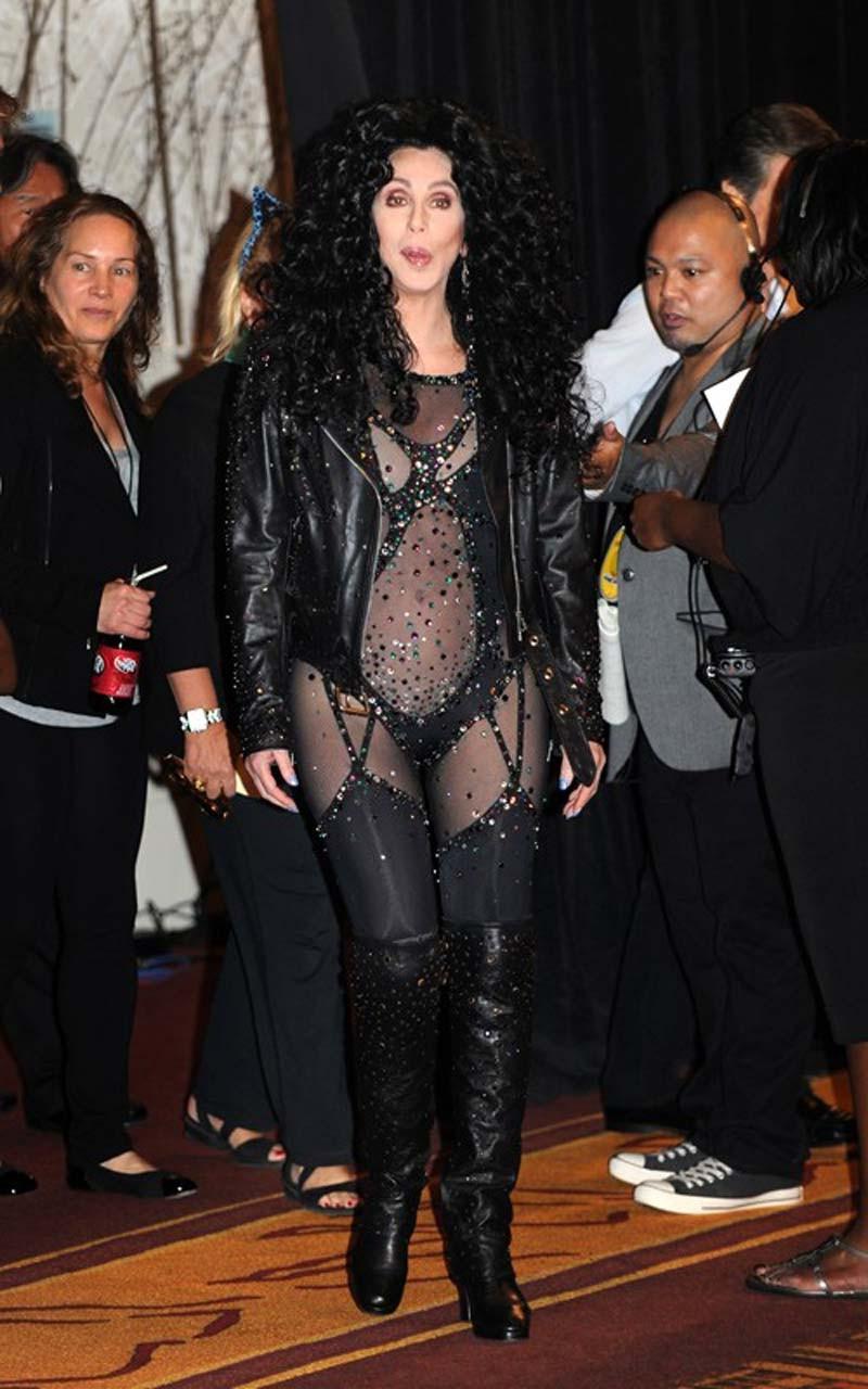 16P Cher flashing her green panties upskirt paparazzi shoots and showing tits