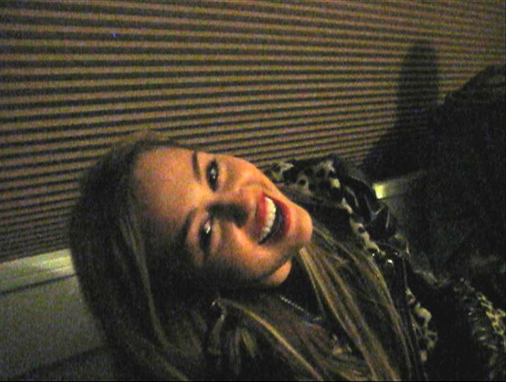 16P Miley Cyrus exposing her sexy legs on street and takeing drugs