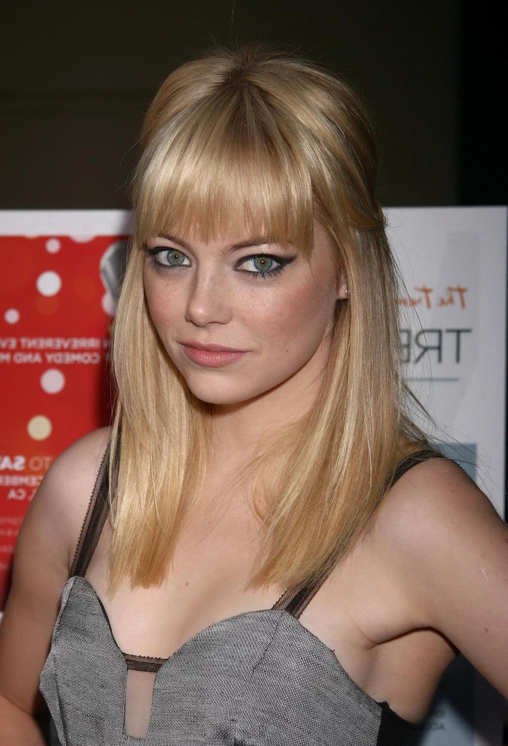 16P Emma Stone looking very sexy at The Hollywood Palladium In LA