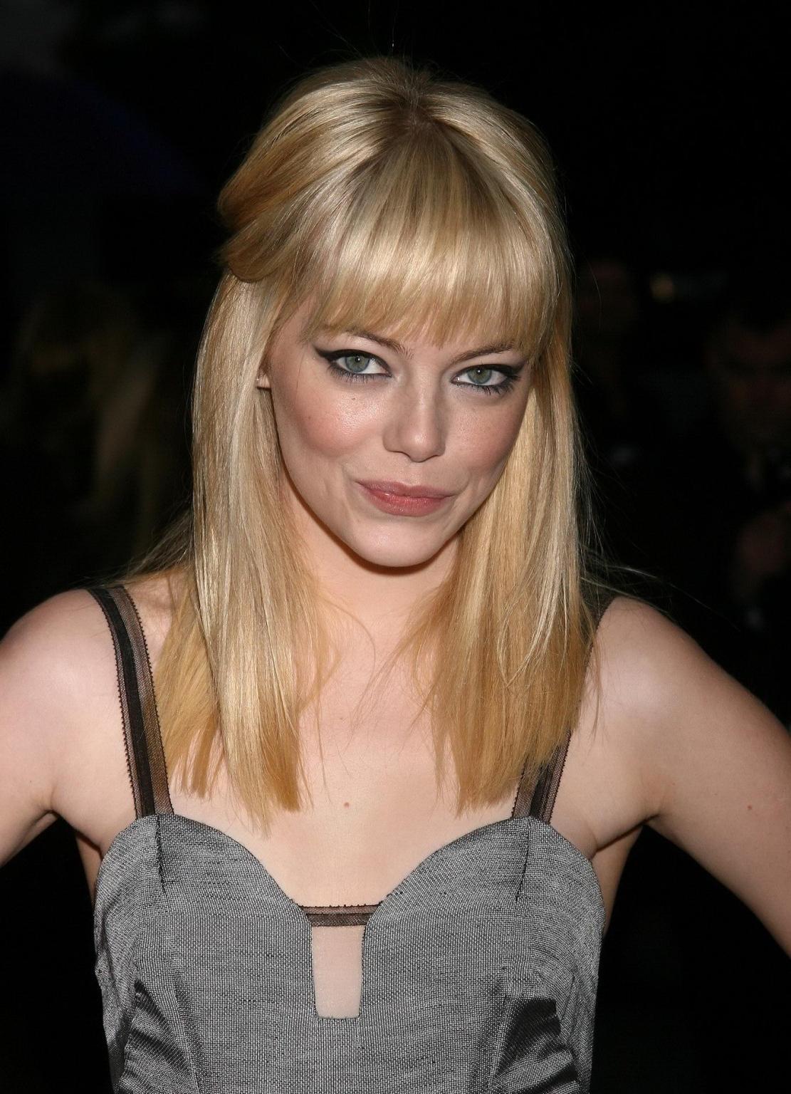 16P Emma Stone looking very sexy at The Hollywood Palladium In LA