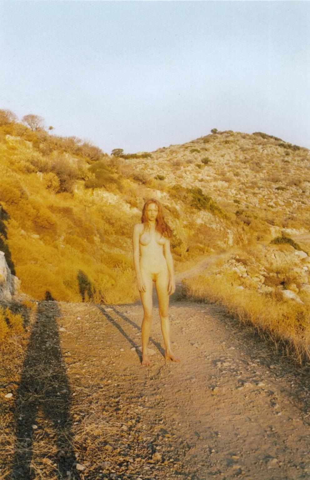 16P Lily Cole fully nude showing her hairy pussy for the Paradise Magazine back in 2