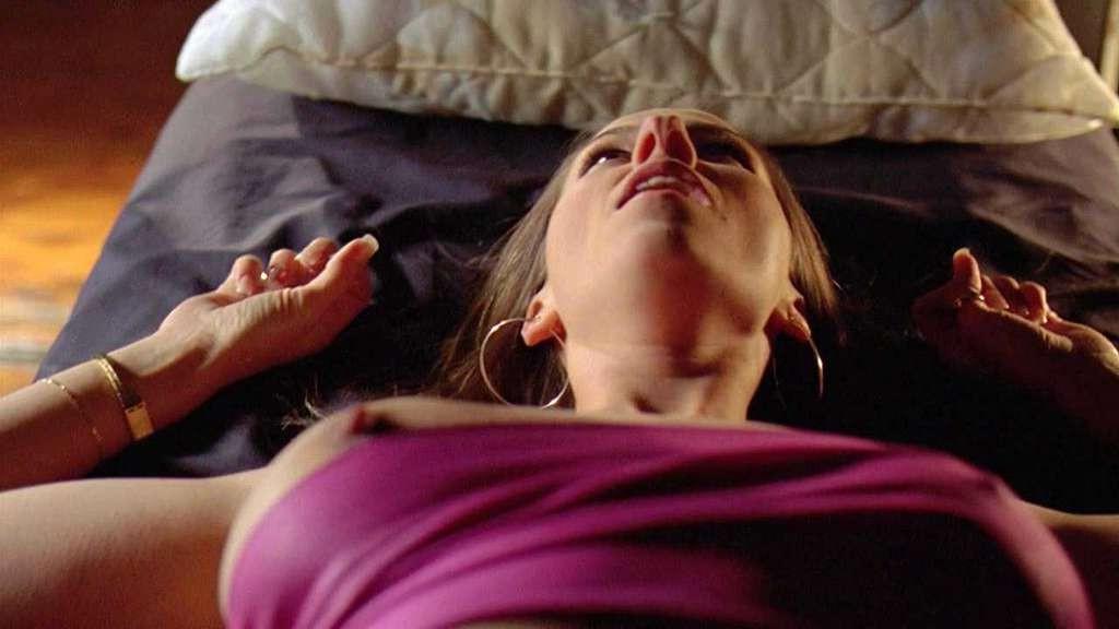 10P Vicky Wiese exposing her nice big boobs and her bare pussy in movie
