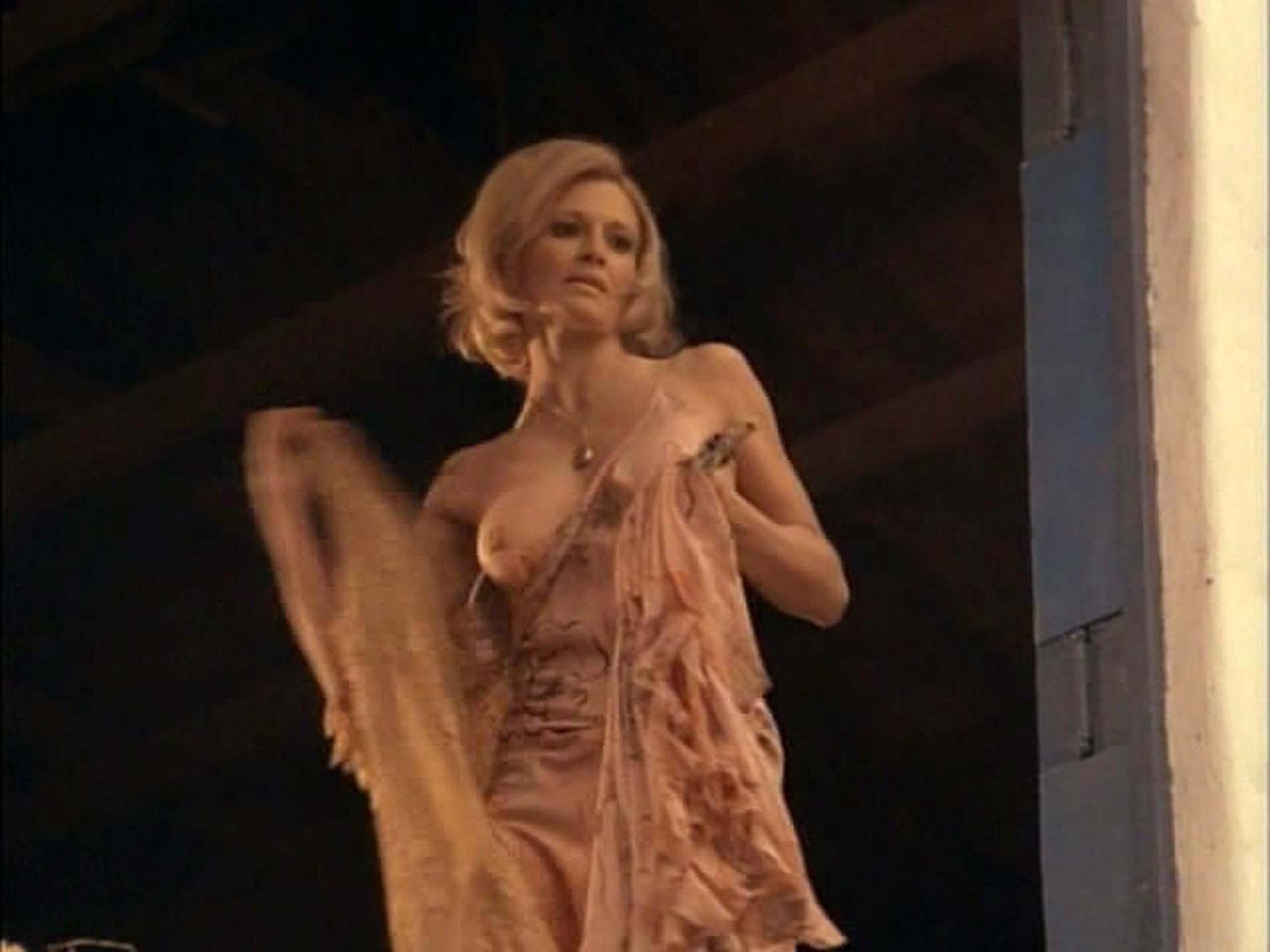 10P Angie Dickinson exposing her big boobs and hairy pussy in nude movie scene