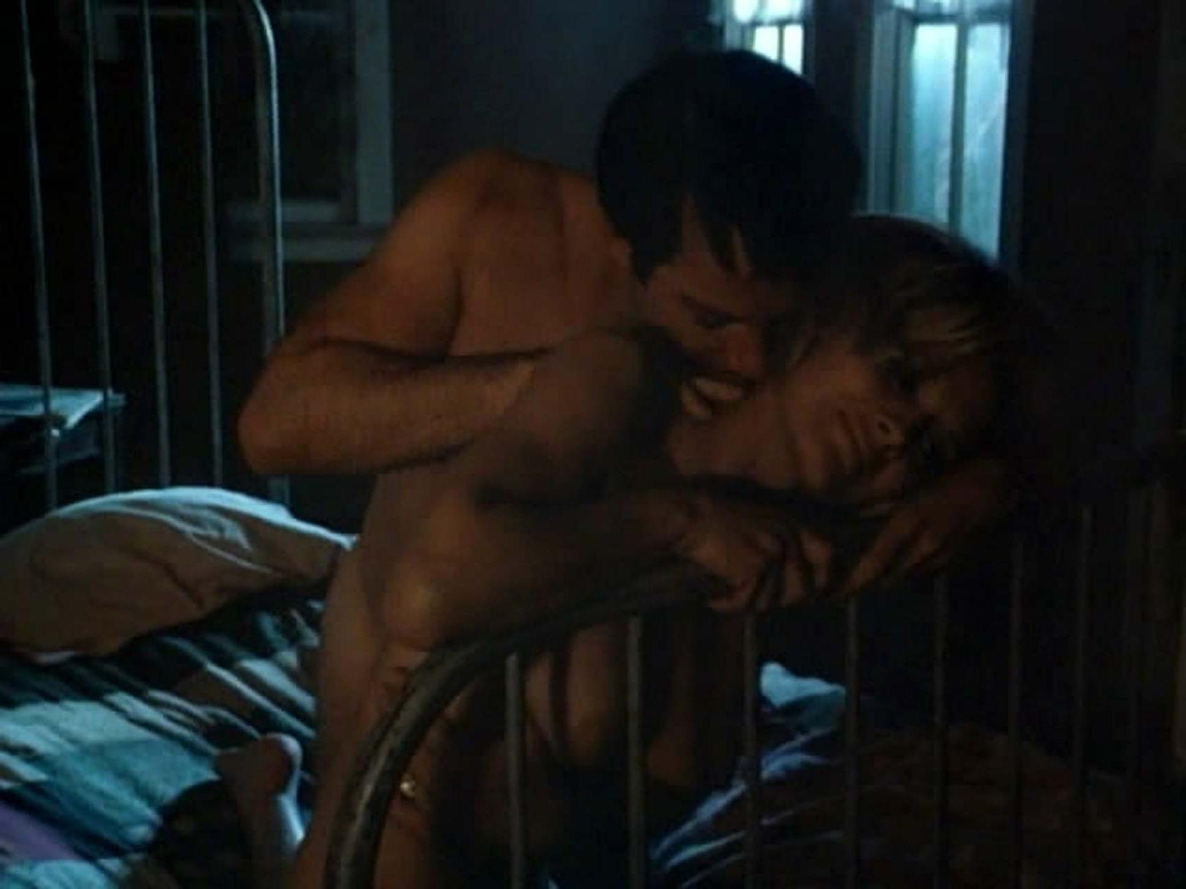 10P Angie Dickinson exposing her big boobs and hairy pussy in nude movie scene