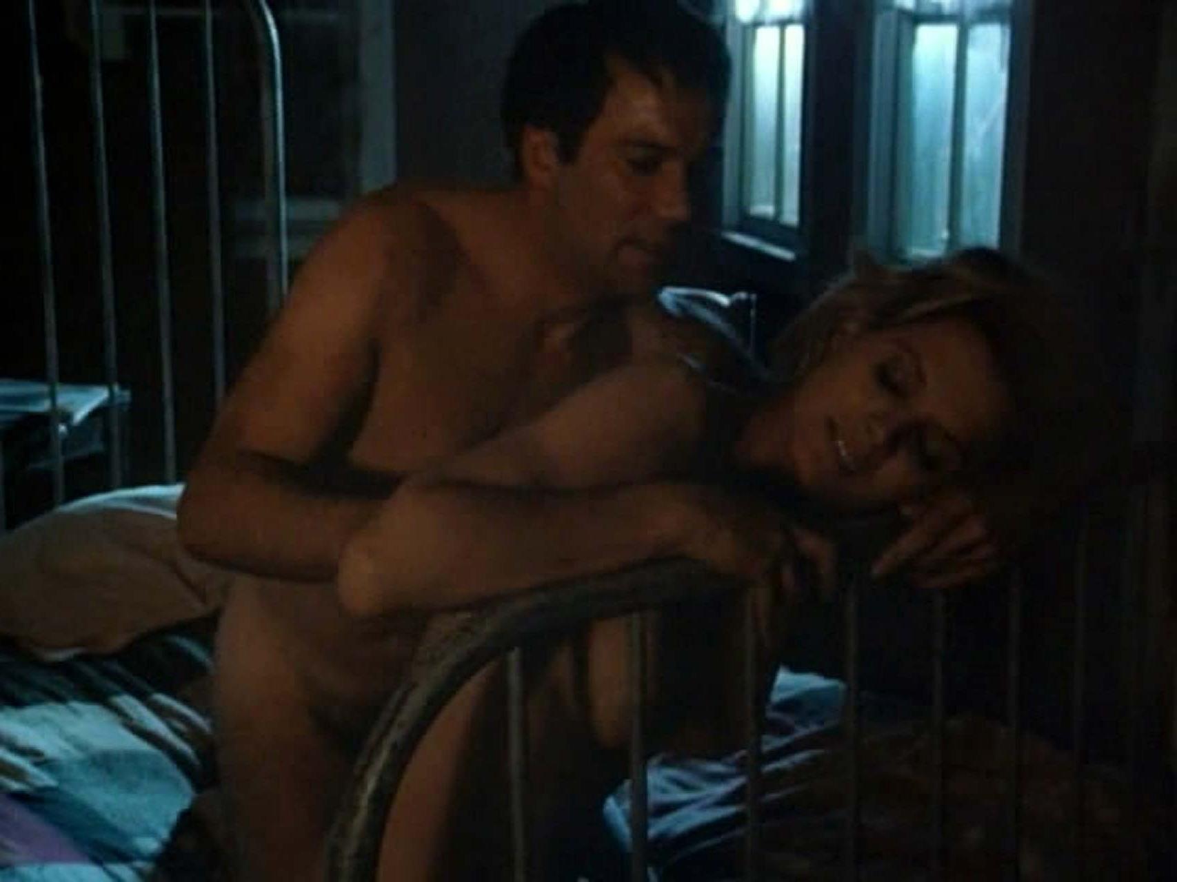10P Angie Dickinson exposing her big boobs and hairy pussy in nude movie scene