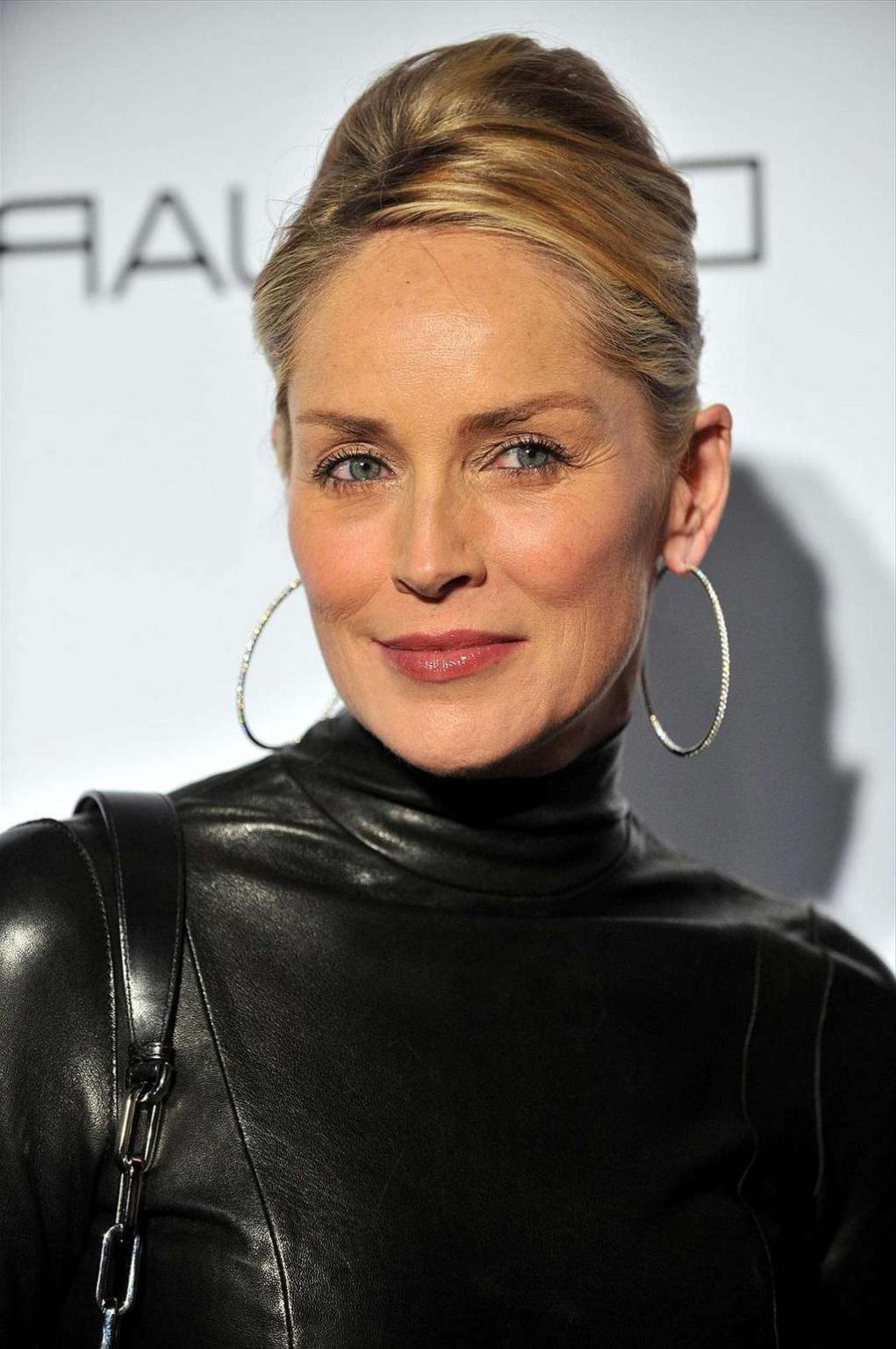 10P Sharon Stone exposing her perky boobs and fucking hard with guy in nude movie sc