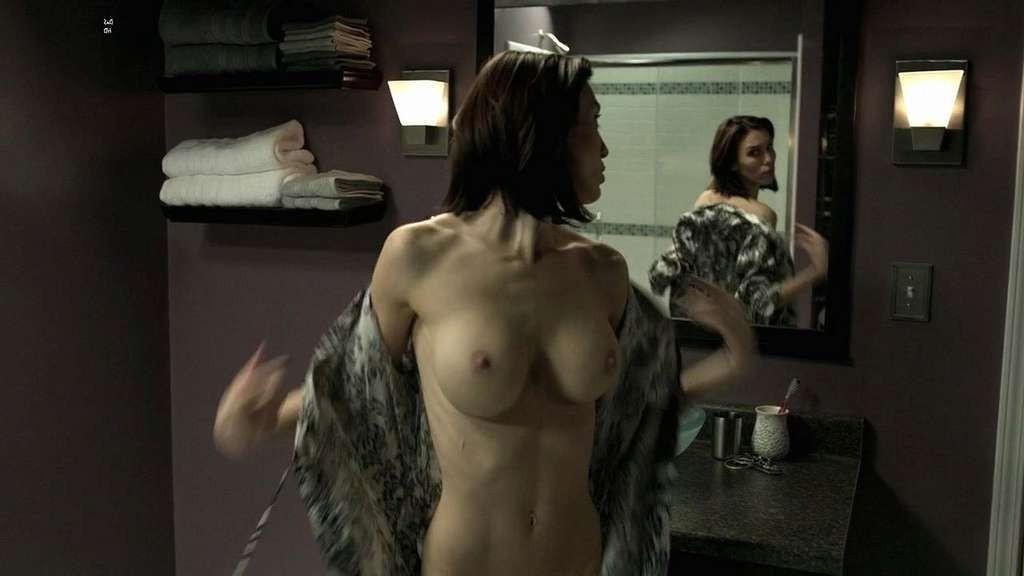 10P Christy Carlson exposing her nice big boobs and great ass in nude movie scenes