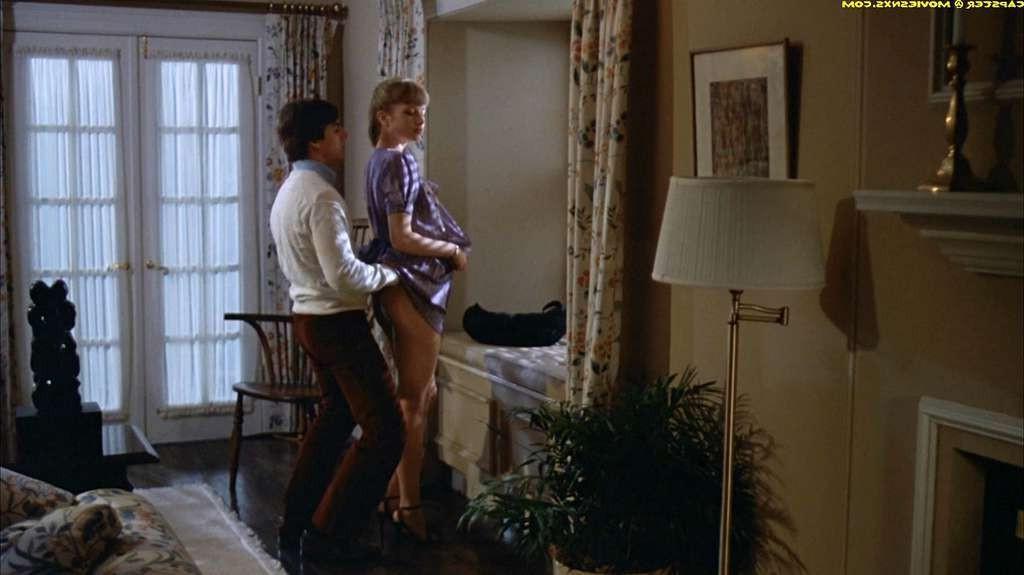 10P Rebecca De Mornay exposing her nice tits and hairy pussy and fucking hard with s