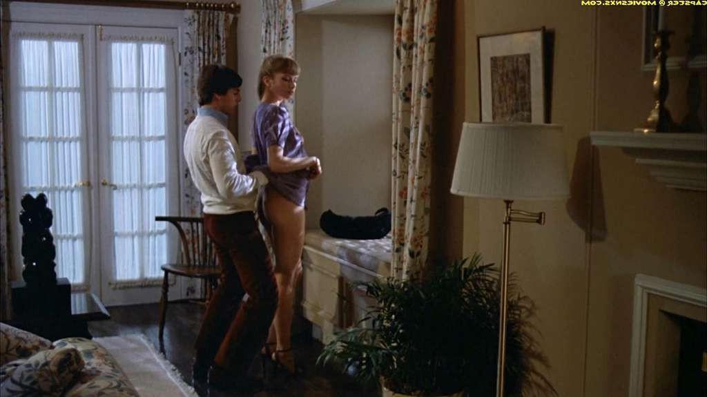 10P Rebecca De Mornay exposing her nice tits and hairy pussy and fucking hard with s