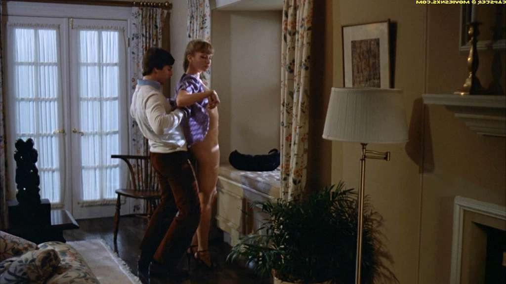 10P Rebecca De Mornay exposing her nice tits and hairy pussy and fucking hard with s