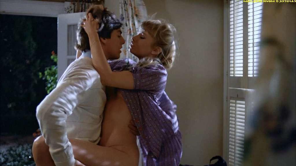 10P Rebecca De Mornay exposing her nice tits and hairy pussy and fucking hard with s