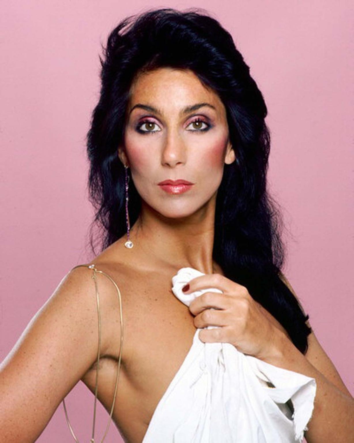 10P Cher in see thru outfit and exposing her nice ass and tits