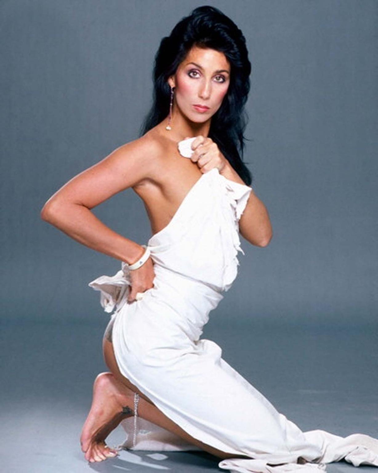 10P Cher in see thru outfit and exposing her nice ass and tits