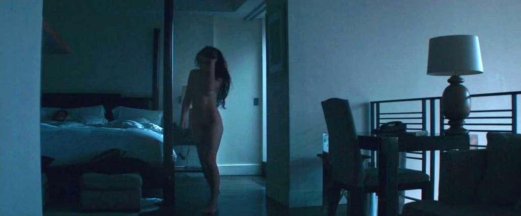 16P Sasha Grey exposing her nice big tits and full nude in movie scenes