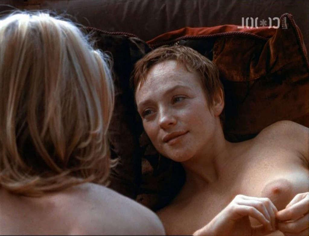 10P Susie Porter exposing her nice tits and pussy and lesbian sex scene