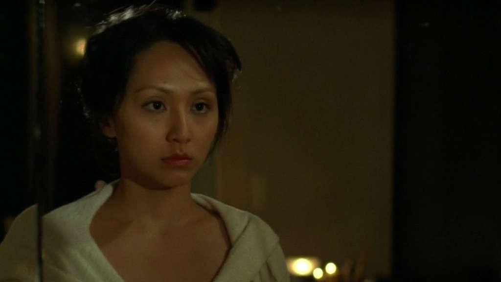 16P Linda Park topless under shower and nude in movie caps