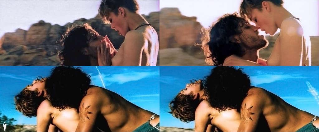 9P Keira Knightley exposing her nice tits in movie and posing sexy