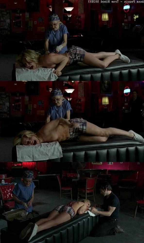 15P Blonde celeb Anna Pacquin exposing nice boobs in wild sex scene