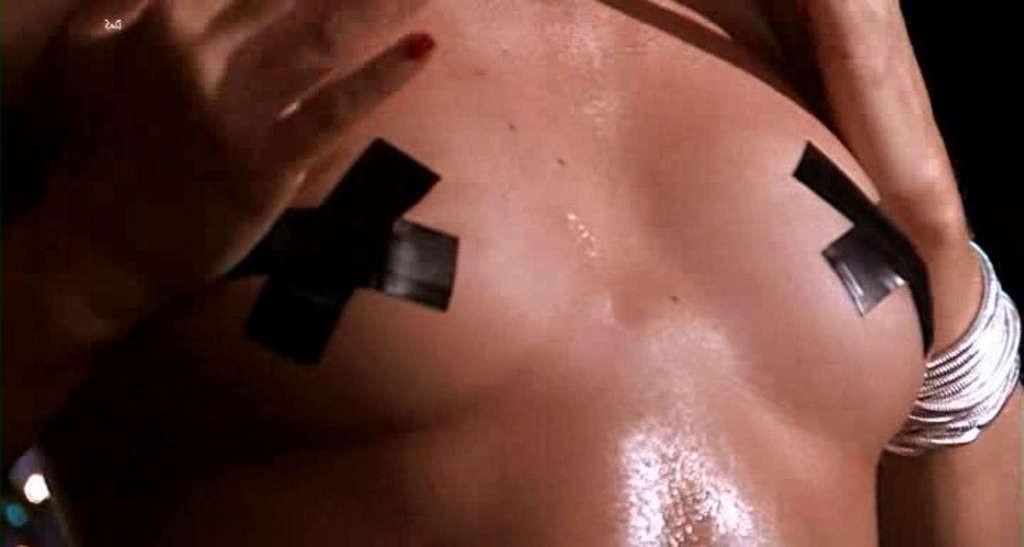 10P Amy Smart exposing her nice big tits and her pussy while fucking hard in nude mo
