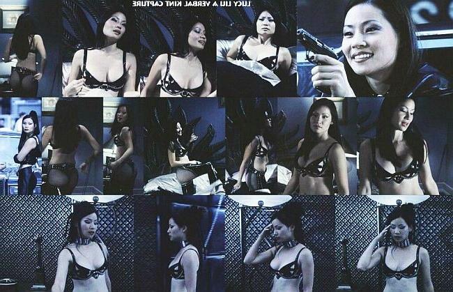 15P sassy asian actress Lucy Liu has sex outdoors