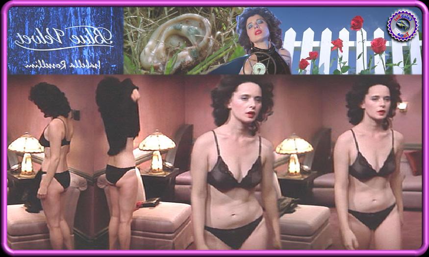 15P vintage Italian actress Isabella Rossellini nude scenes