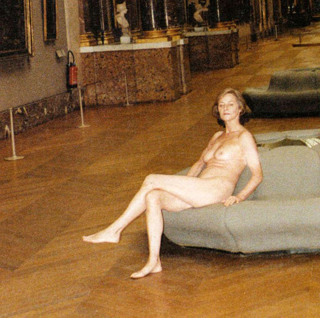 10P Charlotte Rampling showing her nice tits and hairy pussy