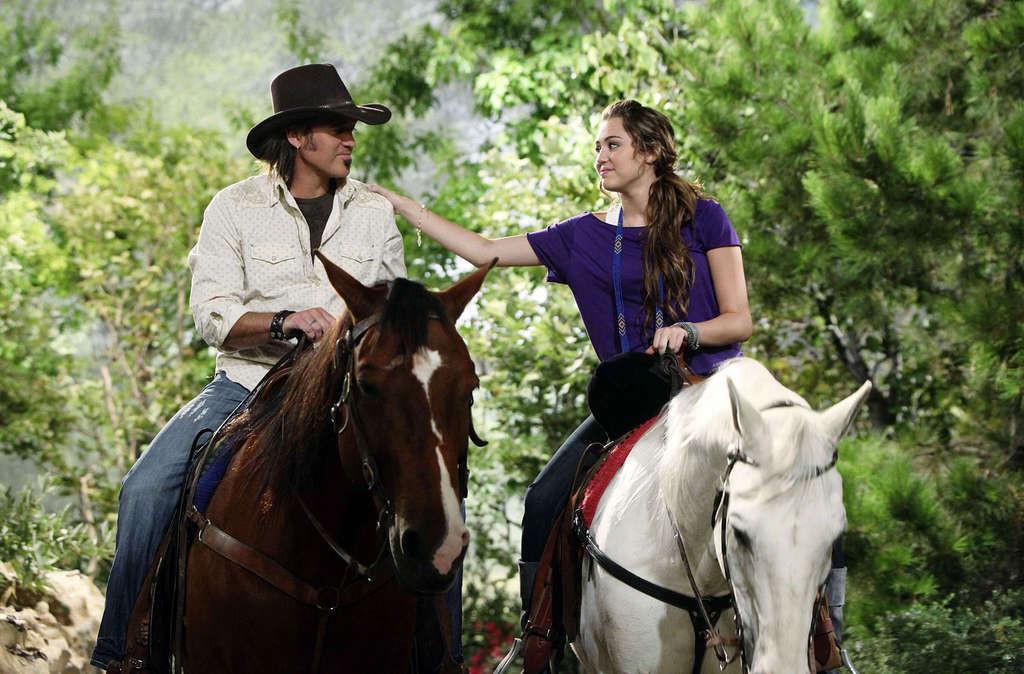 16P Miley Cyrus very sexy and hot photos of young singer with horses