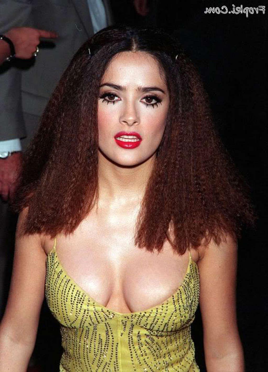16P Salma Hayek the best compilation of her fucking huge boobs
