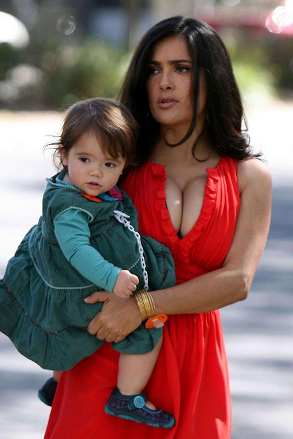 16P Salma Hayek the best compilation of her fucking huge boobs