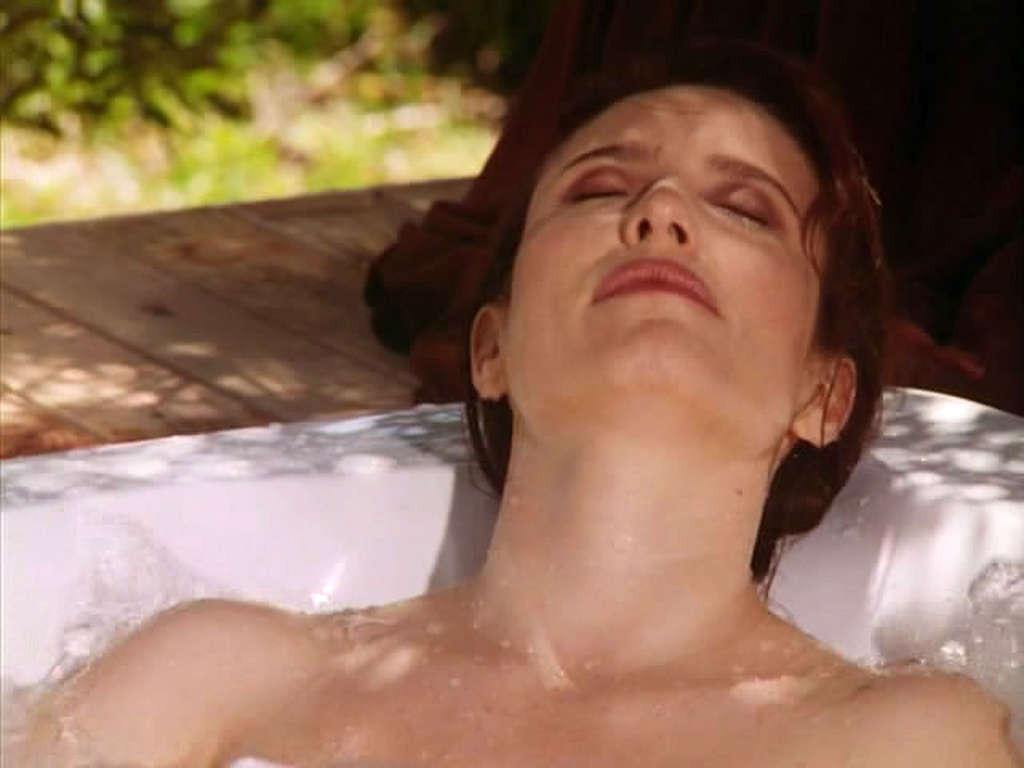 16P Mimi Rogers showing off her extremely huge boobs and her sexy pussy