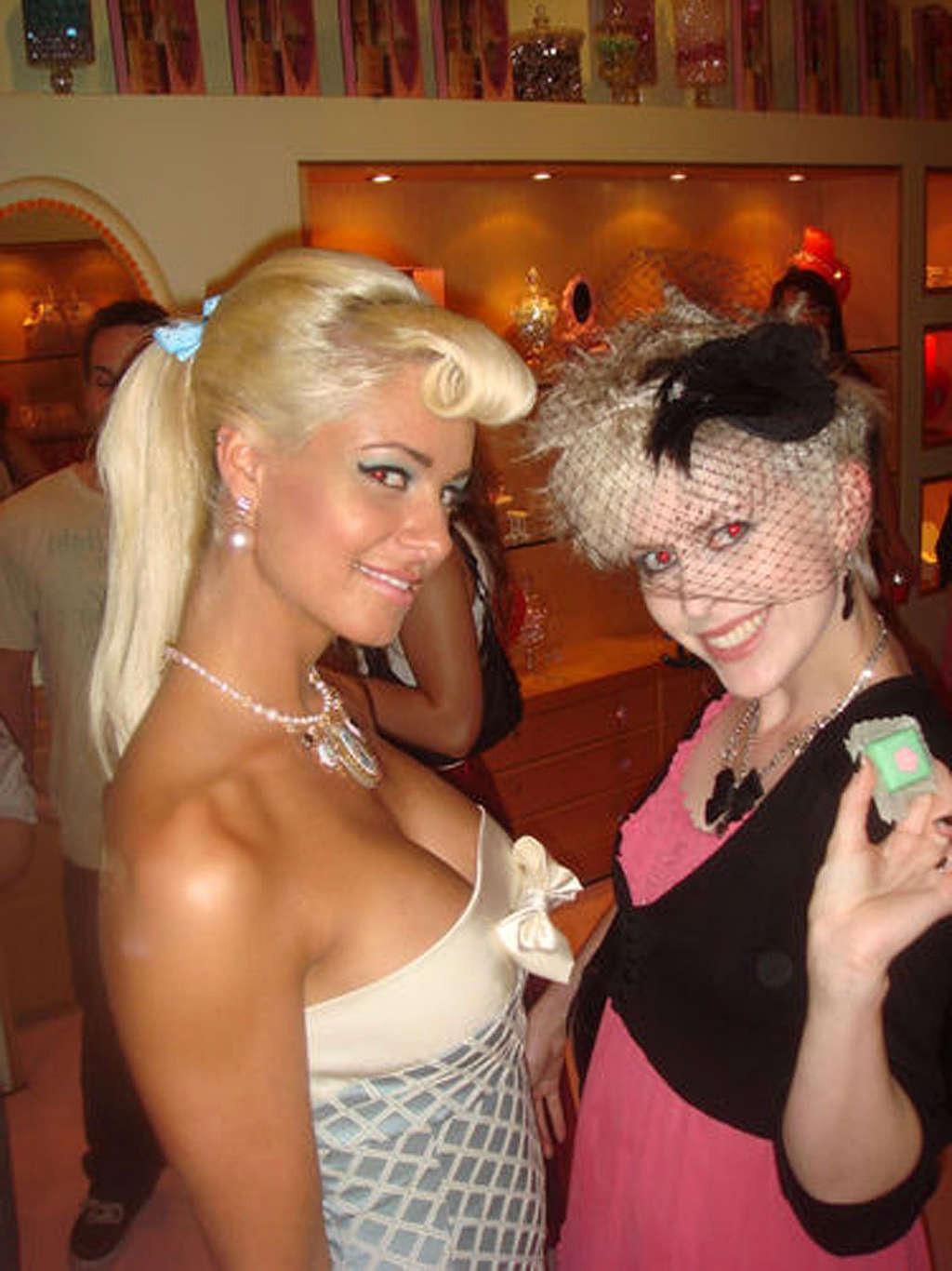 16P Maryse Ouellet exposing her nice big tits and great ass in thong