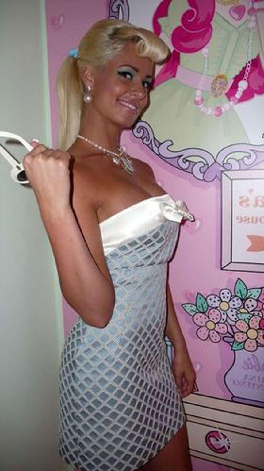16P Maryse Ouellet exposing her nice big tits and great ass in thong