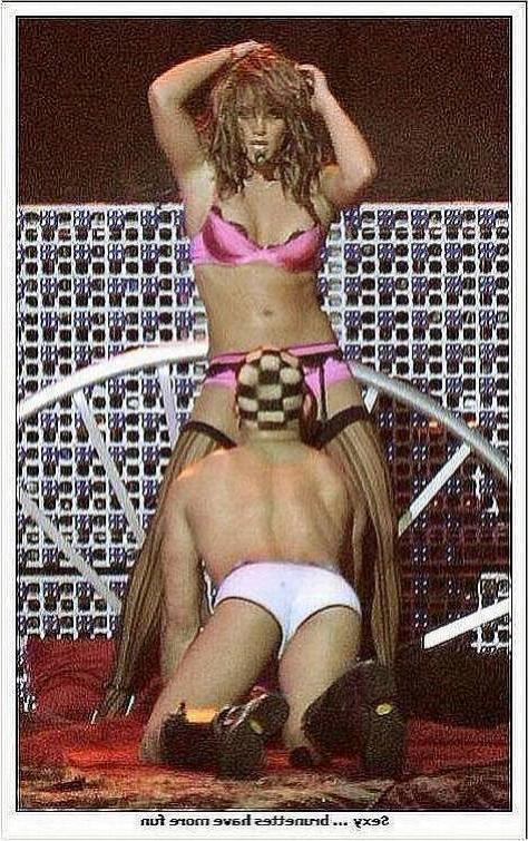 15P Britney Spears in Lingerie