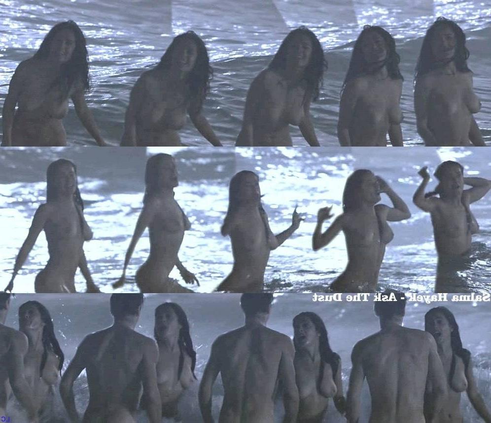 15P busty latina moviestar Salma Hayek nudes