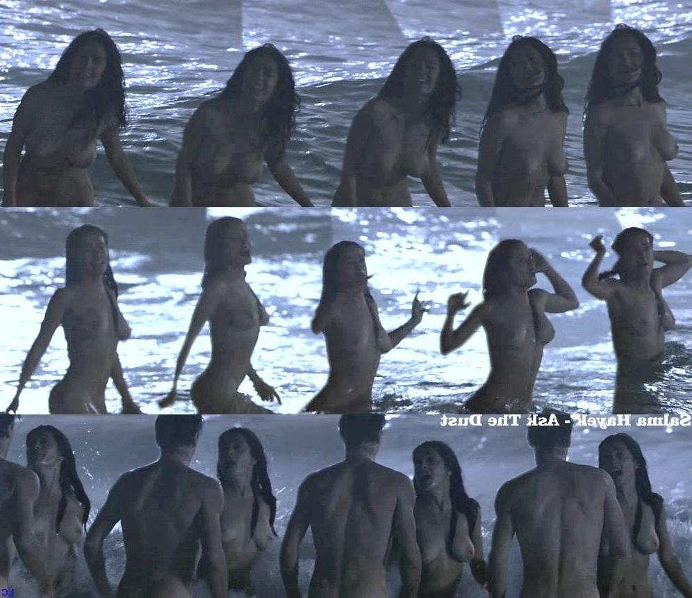 15P busty latina moviestar Salma Hayek nudes