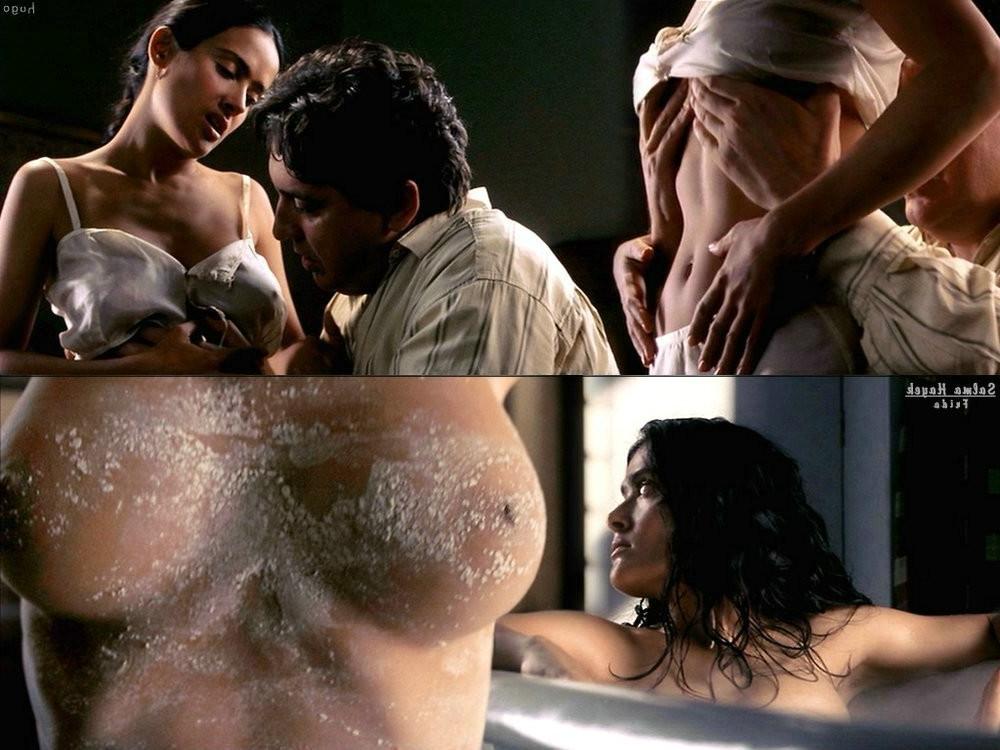 15P busty latina moviestar Salma Hayek nudes