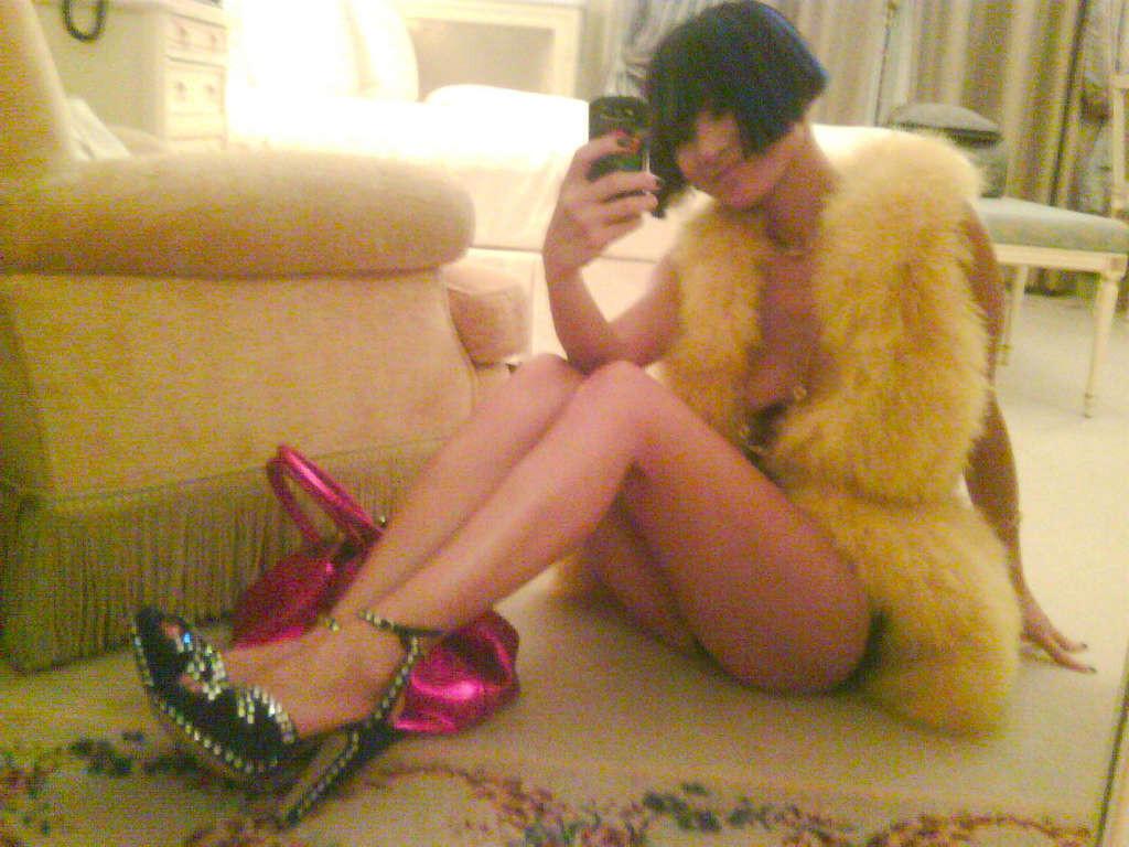 16P Bai Ling posing topless in private nude pictures and nipple slip