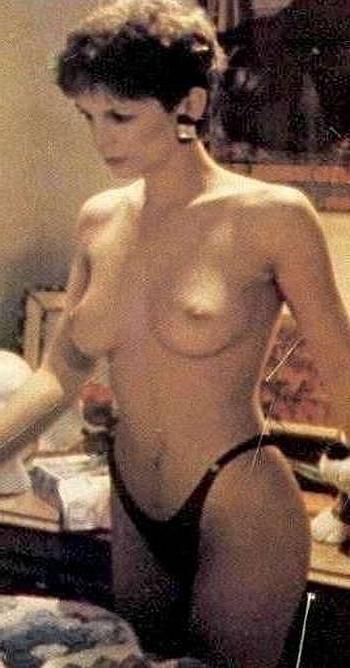 15P tomboy actress Jamie Lee Curtis nude and see thru lingerie