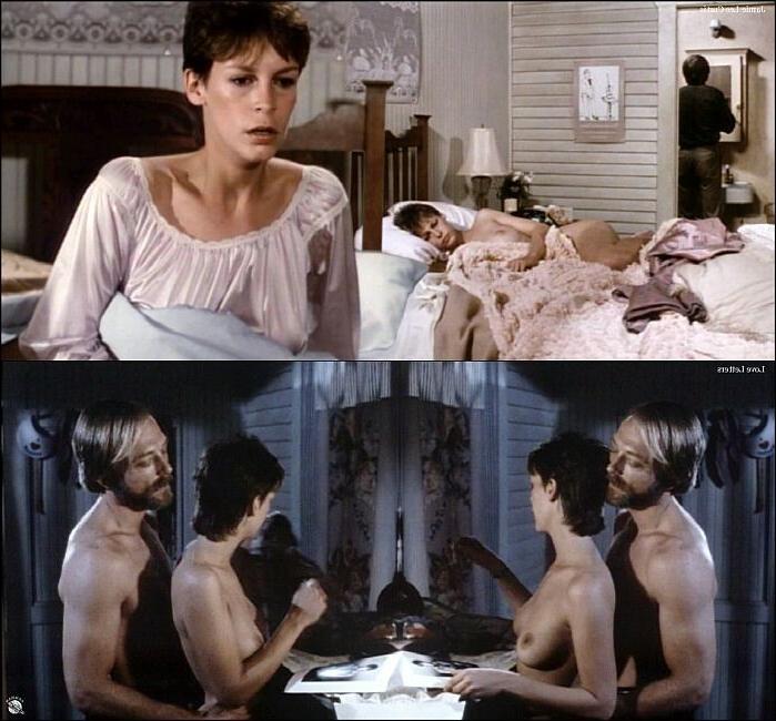 15P tomboy actress Jamie Lee Curtis nude and see thru lingerie