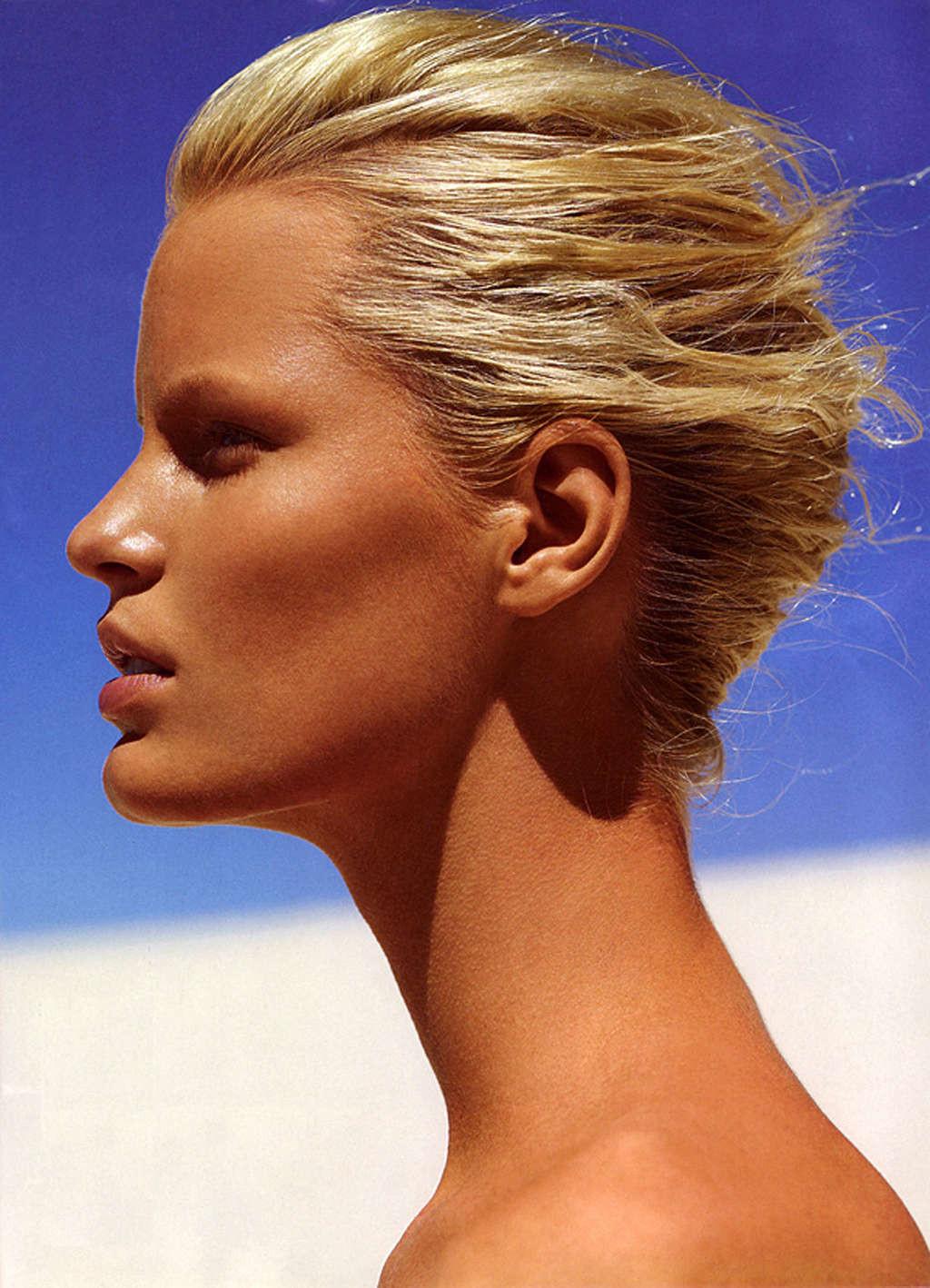 16P Caroline Winberg exposing her nice tits and posing nude for some magazine