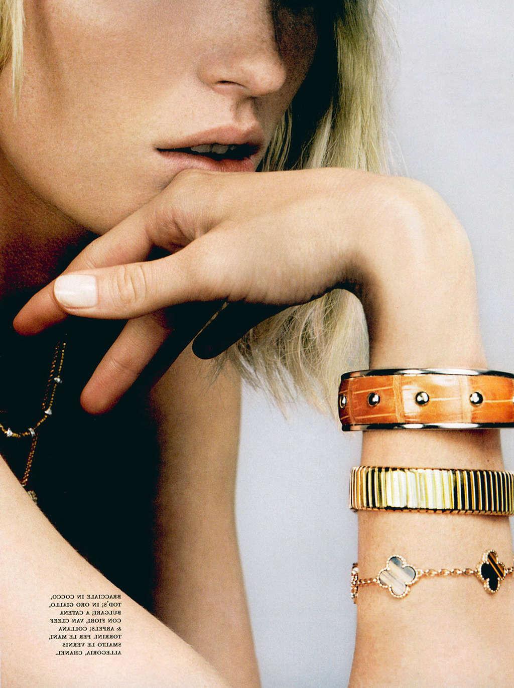 16P Caroline Winberg exposing her nice tits and posing nude for some magazine