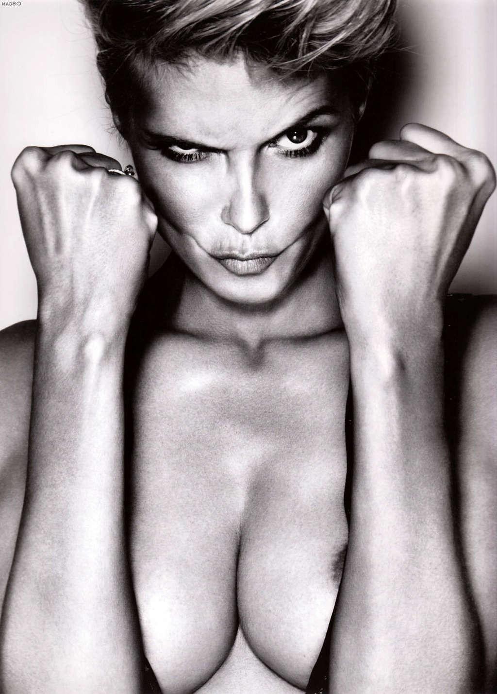 16P Heidi Klum exposing her nice small tits and great ass in some nude photoshoot