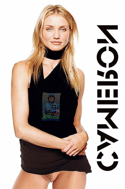 16P Cameron Diaz showing her pussy and tits and fucking hard