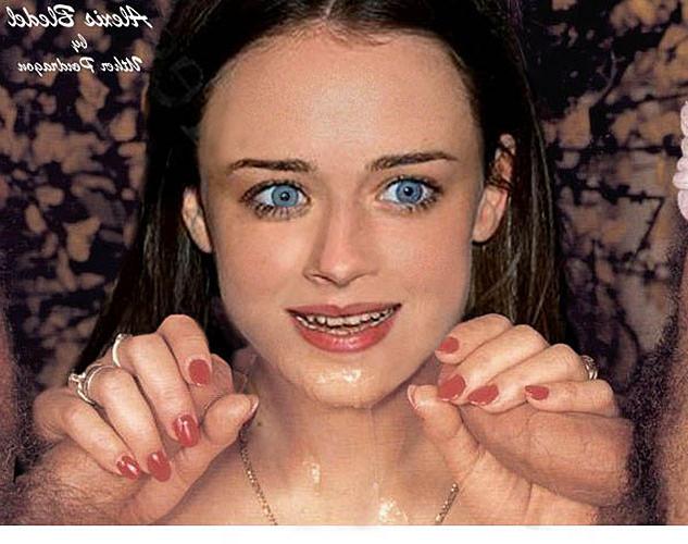 16P Alexis Bledel showing her pussy and tits and fucking hard