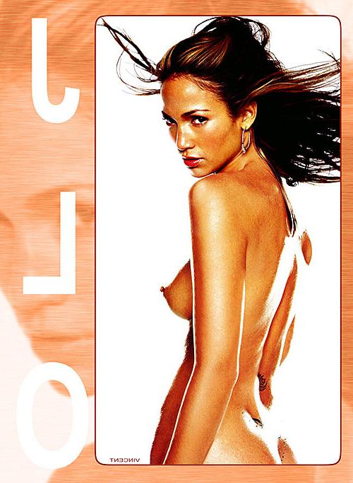 16P Jennifer Lopez showing her pussy and tits and fucking hard