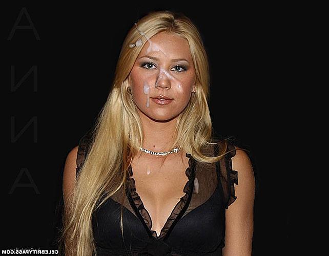 16P Anna Kournikova showing her pussy and tits and fucking hard