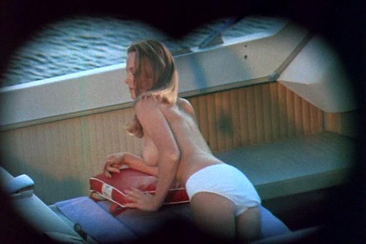 10P Angel Tompkins exposing her nice big tits and ass in some nude movie caps