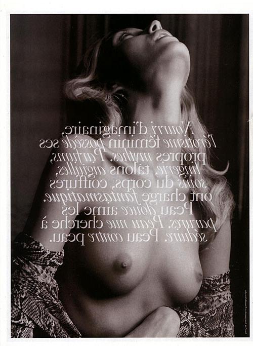 10P Anja Rubik showing her nice big tits and posing very sexy and all nude for some 